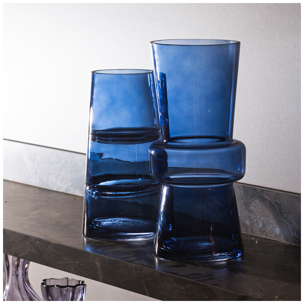 ваза bronco glory blue 14х29 см 698-107