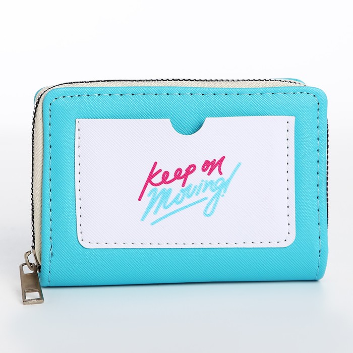 Картхолдер кошелёк Keep on moving, 12х 9,5х 2 см 9729805