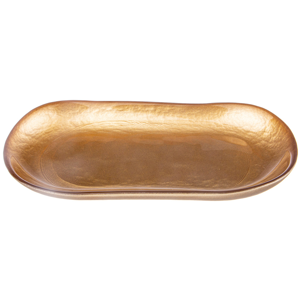 блюдо овальное natural oro 27см 336-058