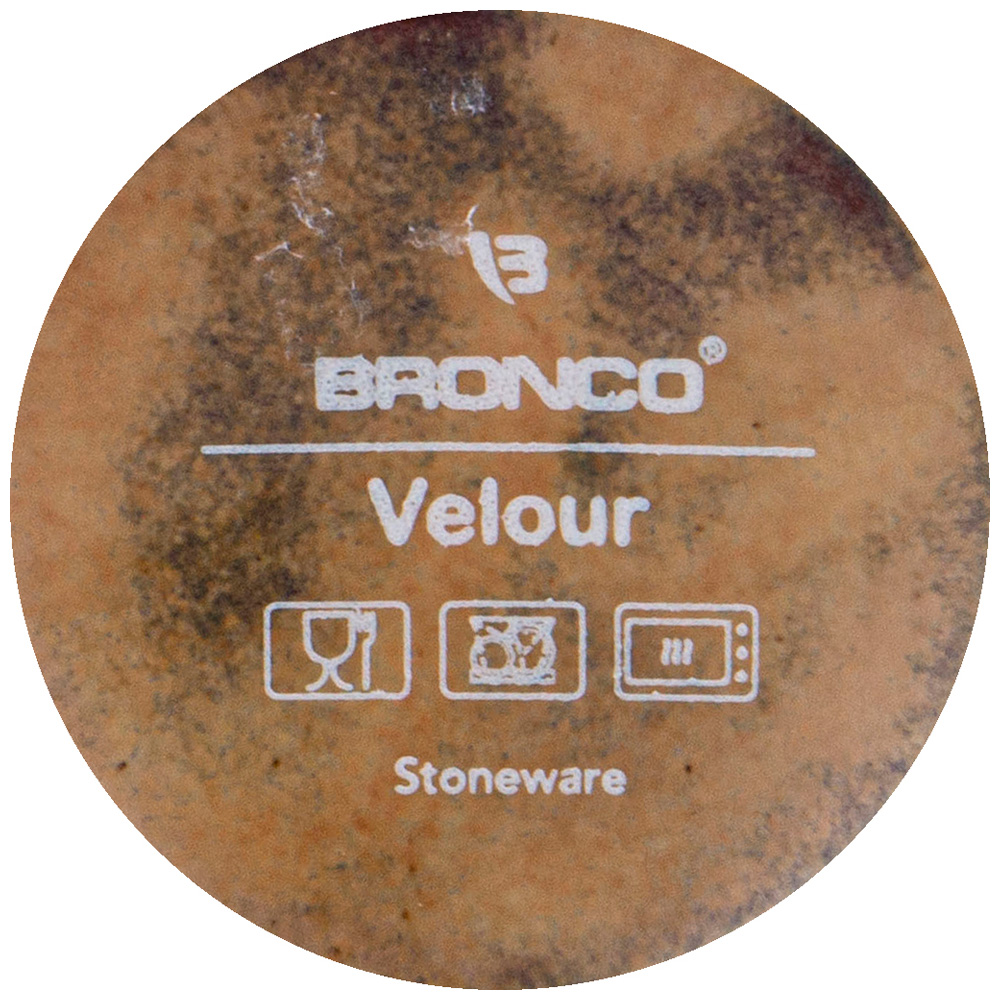 салатник bronco luster 700мл, 16х6 см,коричневый 470-423