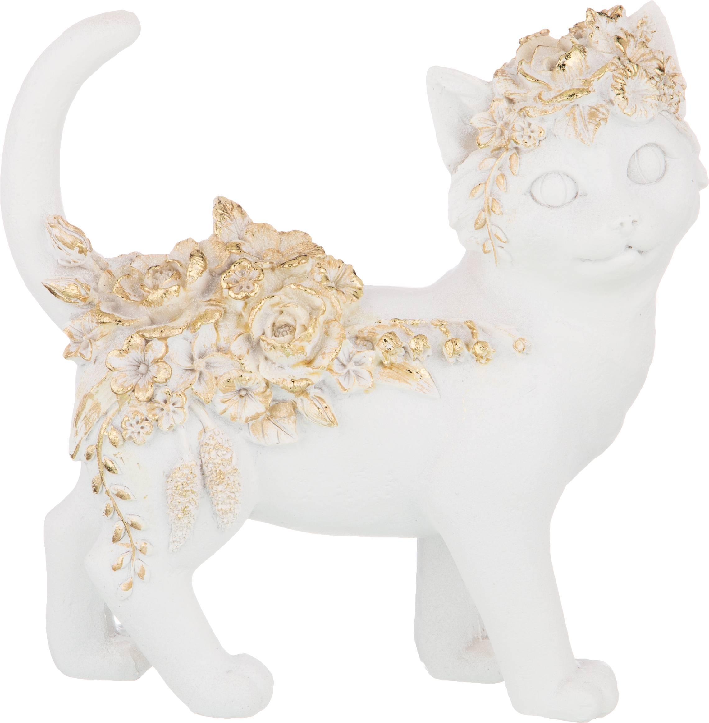 статуэтка кошка 19х8х19 см коллекция flower fantasy 146-1414