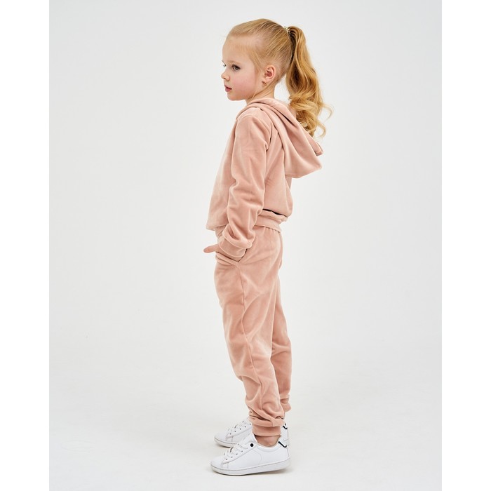 Костюм детский (толстовка, брюки) KAFTAN Basic line р.36 (134-140), пудра 7462819