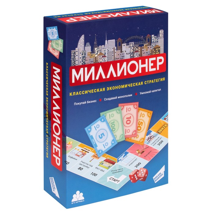 Настольная игра «Миллионер», 2-4 игрока, 6+ 9383132