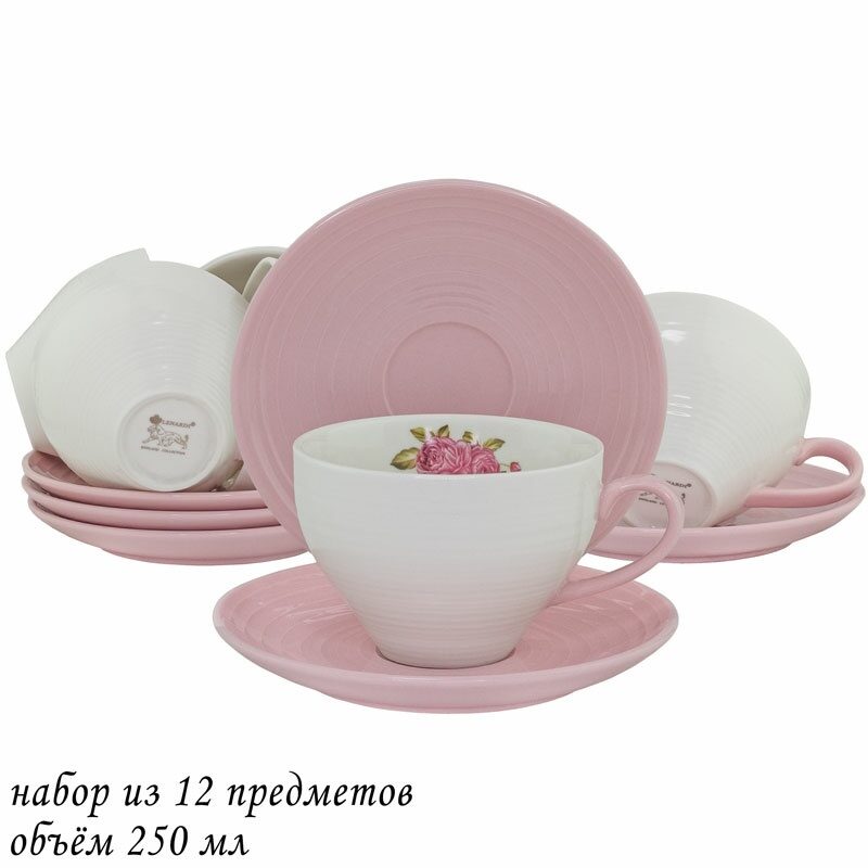 Чайный набор 12пр. 250 мл Фарфор 109-102