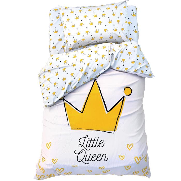 Постельное белье Этель 1.5 сп Little queen 143*215 см, 150*214 см, 50*70 см -1 шт,100% хл, бязь 4855302