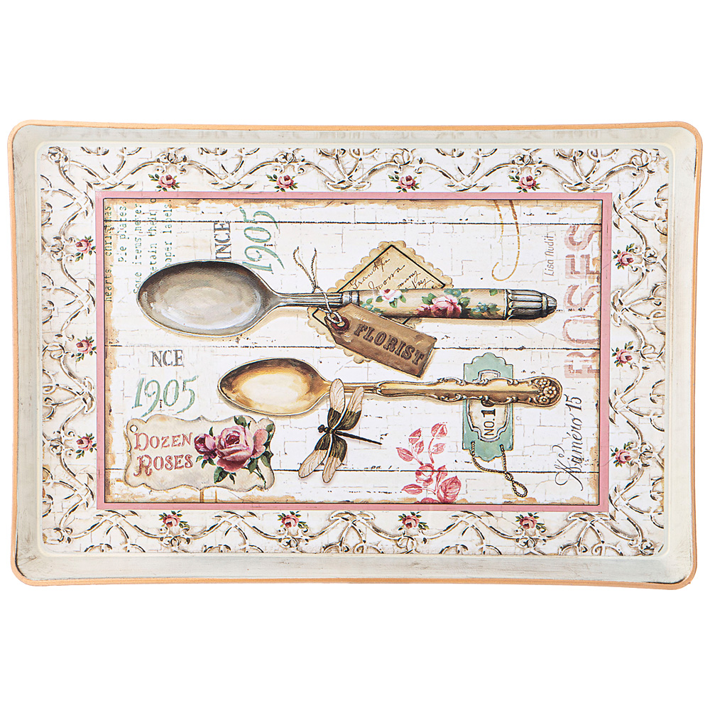 поднос коллекция старинный прованс 27х19 см 106-631