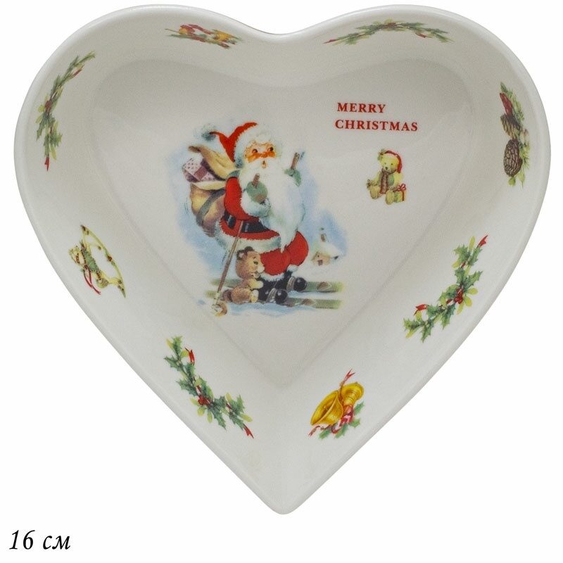 Блюдо НОВЫЙ ГОД Фарфор 205-334