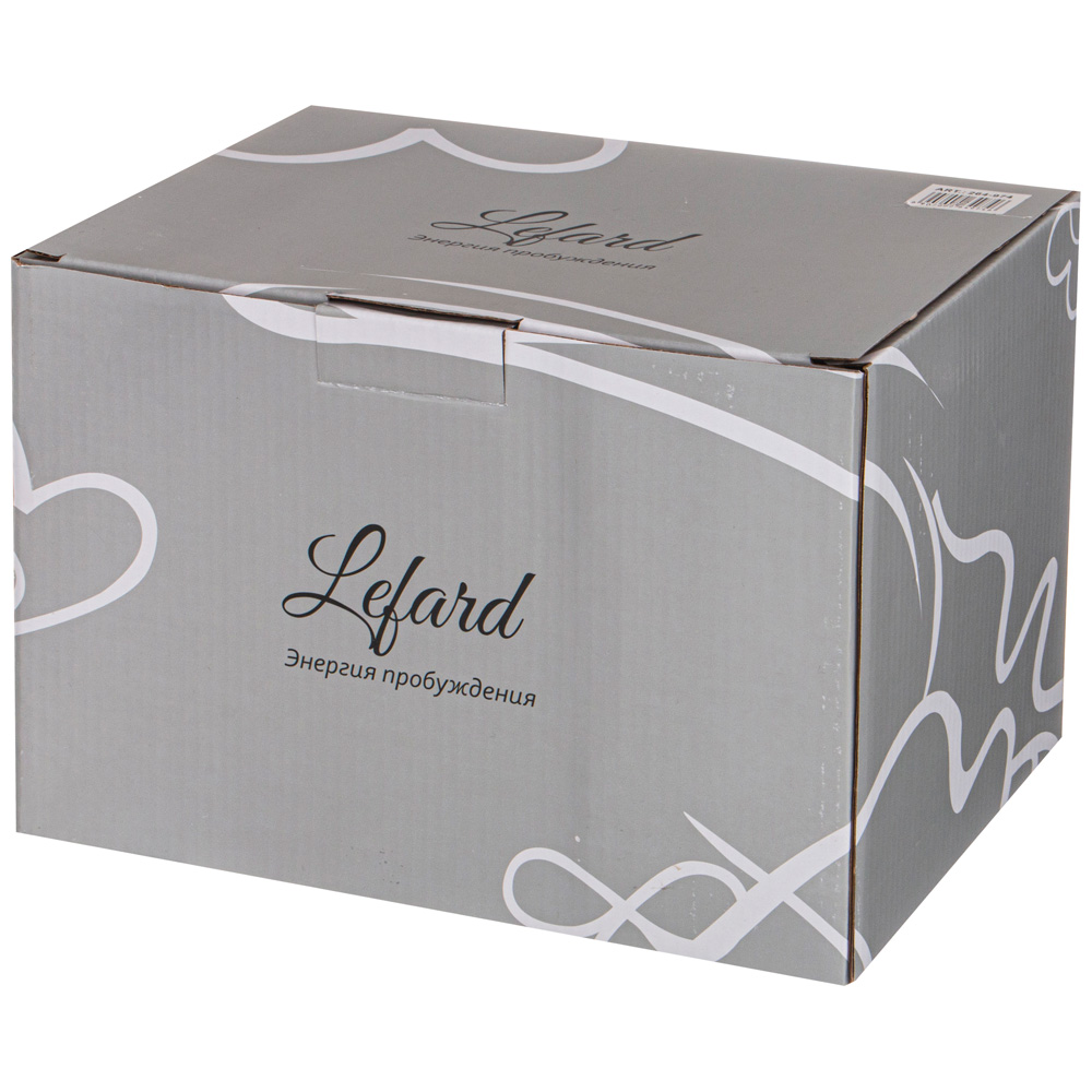 чайный набор lefard на 6 пер. 12 пр. 250 мл серый 264-972