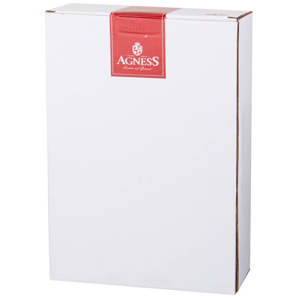 блюдо для запекания agness modern kitchen прямоуг. серое 37х24х7,5 см 777-083