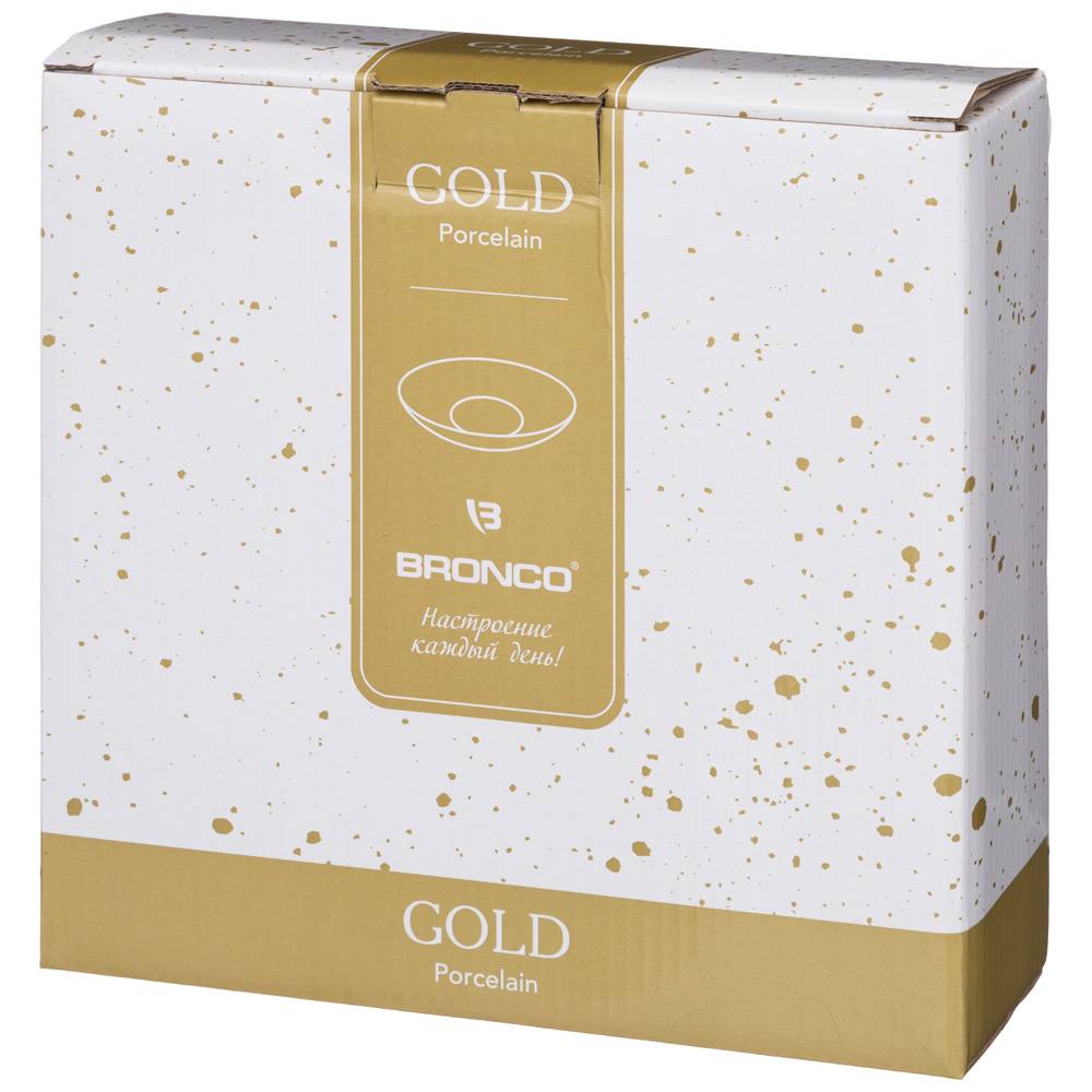 салатник bronco gold 22х6 см 1000 мл 263-1082