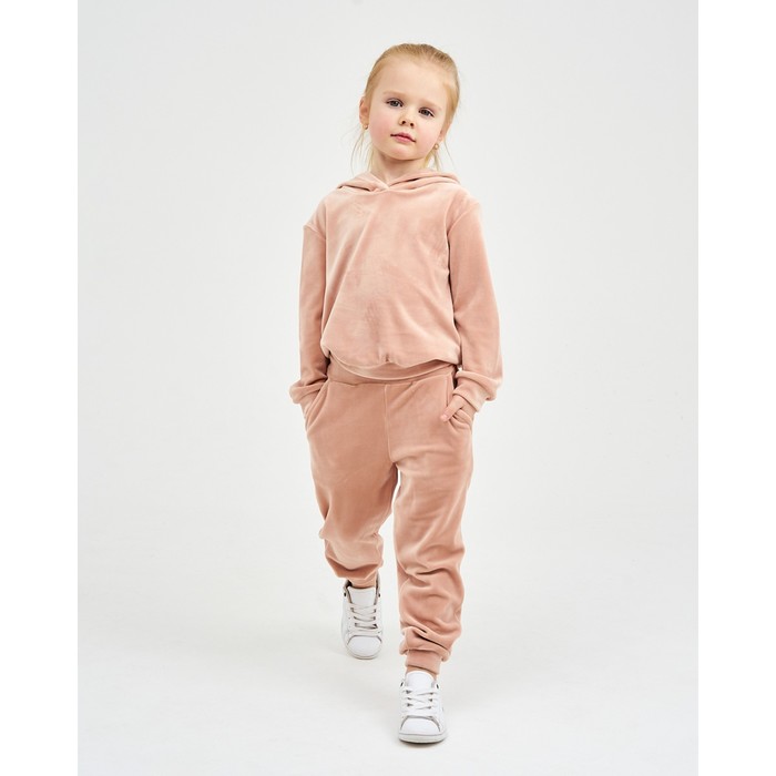 Костюм детский (толстовка, брюки) KAFTAN Basic line р.36 (134-140), пудра 7462819