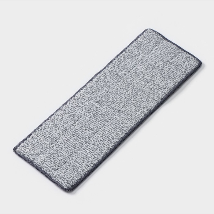 Насадка для швабры Доляна, на липучке, микрофибра, 32x12,5 см 4623687