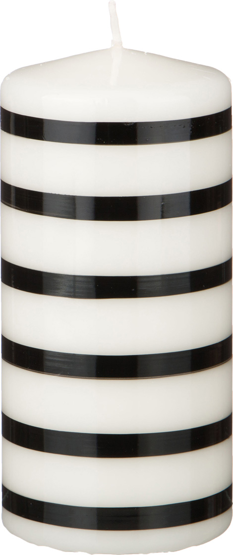 свеча black white 15/7 см 348-566 Декоративная свеча black white цвет белый высотой 15.0000 см диаметром 7.0000 см материал парафин производства польша бренд adpal общий вес 0,5 кг, купить с доставкой по низкой цене за 710 руб.