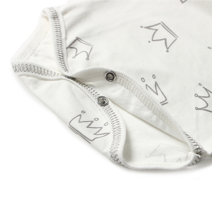 Боди Bloom Baby Короны с дл. рукавом, р. 62 см, молочный 9932261