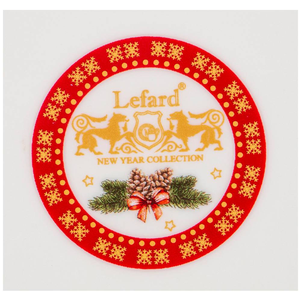 блюдо lefard тройка овальное 25х19,5х4,5см красное 85-1648