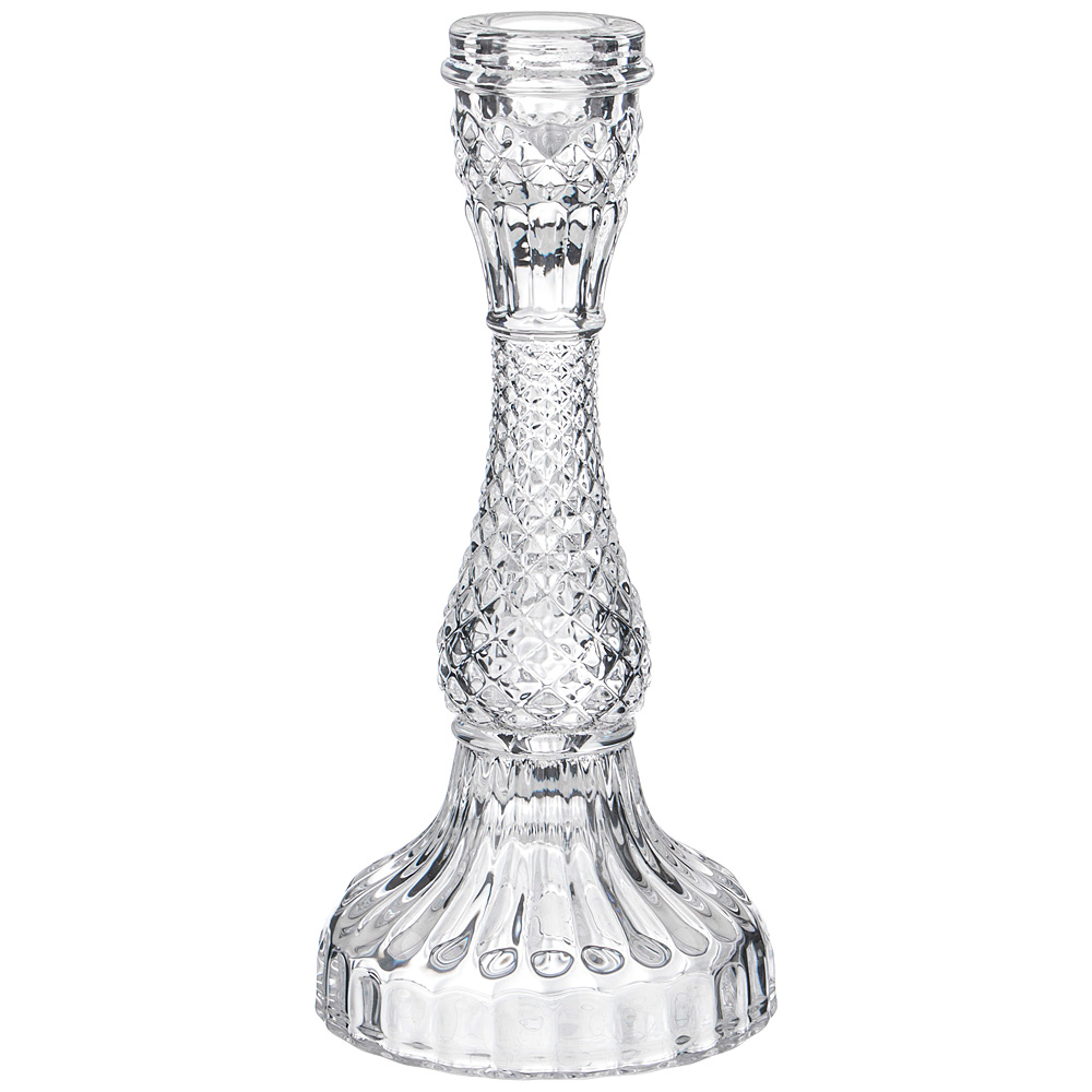 подсвечник diamant 10х10х21см 355-324