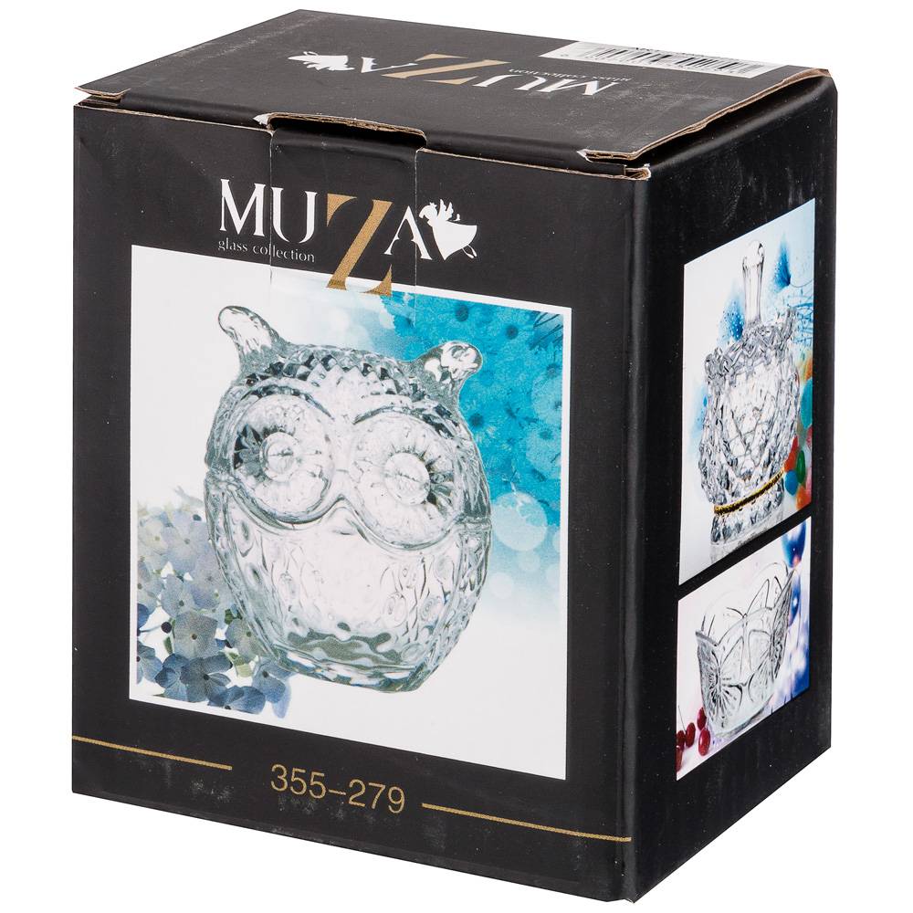 икорница сова 60 мл 7х6.5 см высота 8 см коллекция muza 355-279