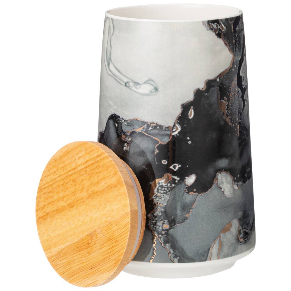 банка с дерев.крышкой lefard moon art 800мл 10,5х17см 42-393