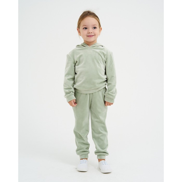Костюм детский (толстовка, брюки) KAFTAN Basic line р.34 (122-128), зеленый 7462814