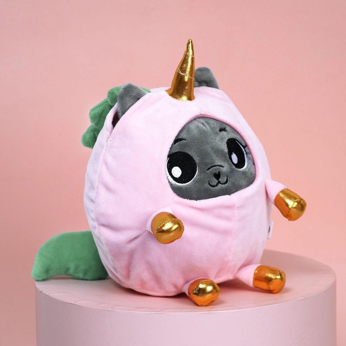 Мягкая игрушка «Котик в костюме единорожки», 20 см 5546335
