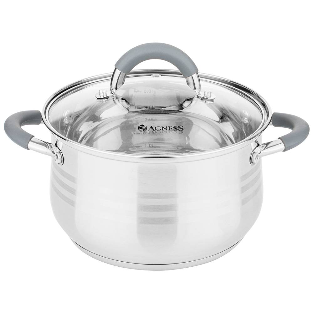 кастрюля со стекл. крышкой серия classic 3,5 л. 20х12,5 см 937-432