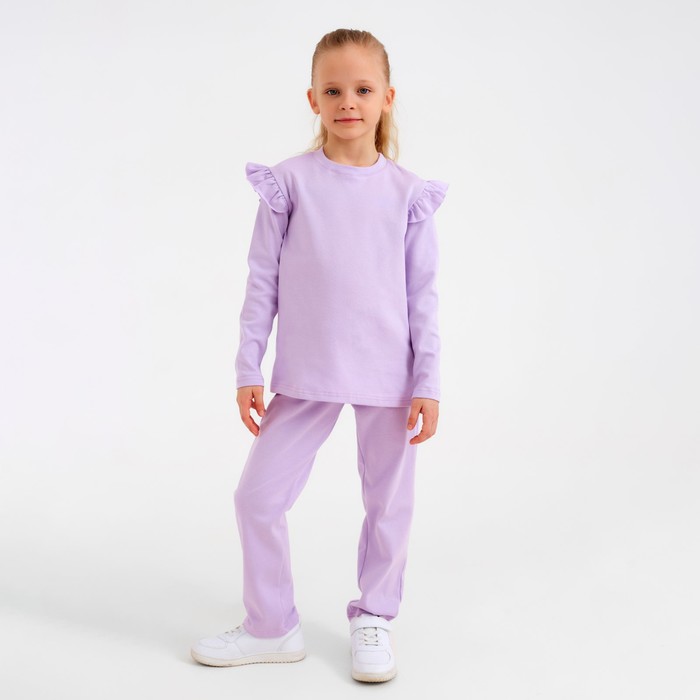 Комплект детский (джемпер, брюки) MINAKU: Casual Collection цвет сирень, рост 104 7601178
