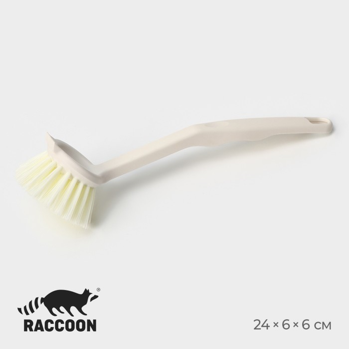 Щётка для мытья посуды Raccoon Breeze, 24x6 см, ворс 2,5 см 10069652