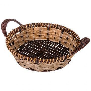корзинка с ручками коллекция натурель золотой кант 25х6/9 см 109-232