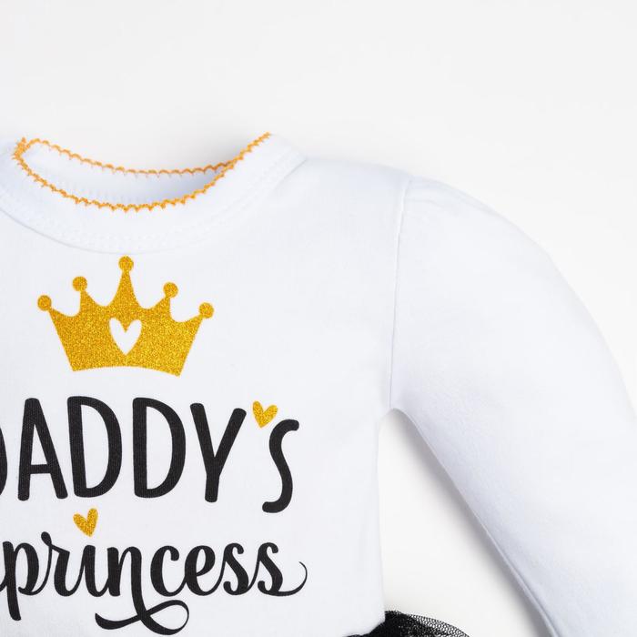 Боди с юбкой Крошка Я Daddy's princess рост 86-92 см 5238774