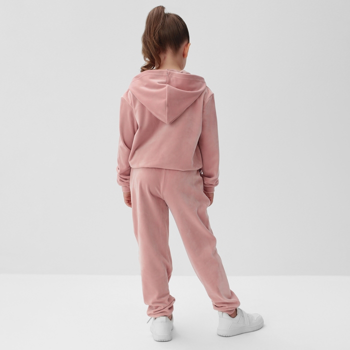 Костюм детский (толстовка, брюки) KAFTAN Basic line размер 34 (122-128см), розовый 7462830