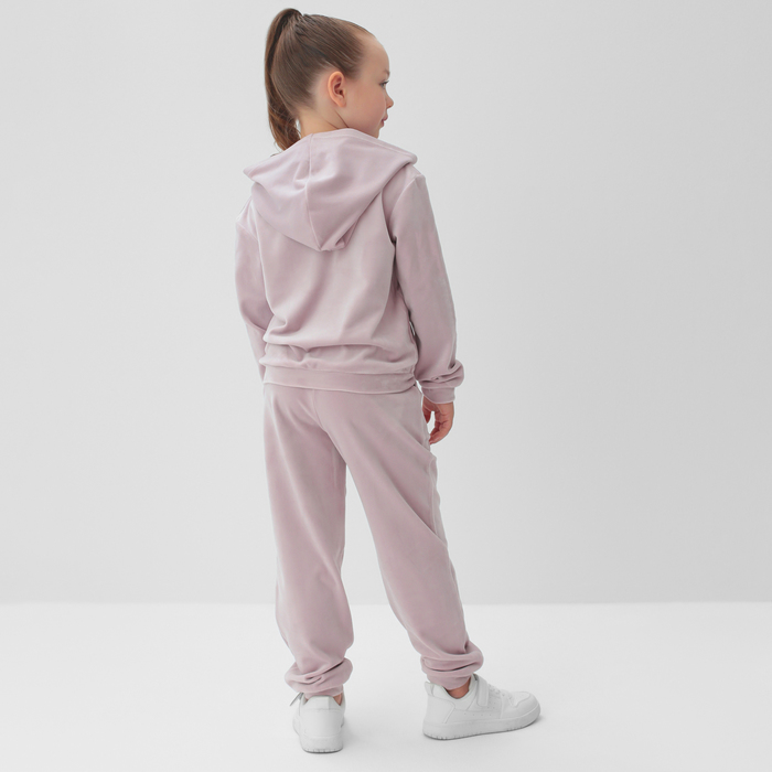 Костюм детский (толстовка, брюки) KAFTAN Basic line размер 32 (110-116см), лиловый 7462825