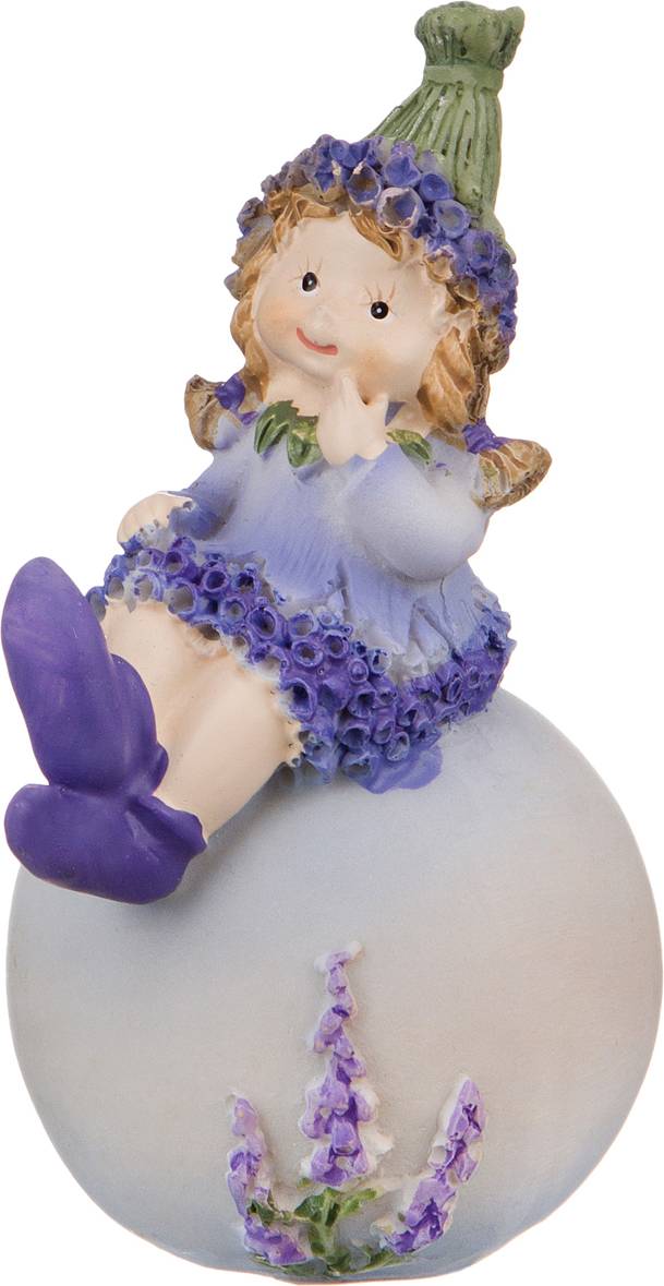фигурка лавандовая фея высота 10 см 390-1037