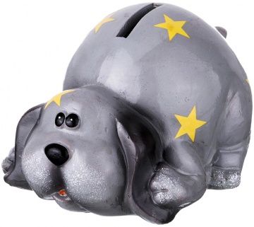 копилка собака 13х11,6х9 см 100-476