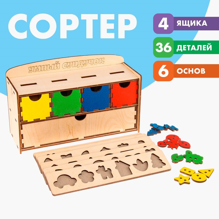 Сортер «Умный сундучок» 4591038