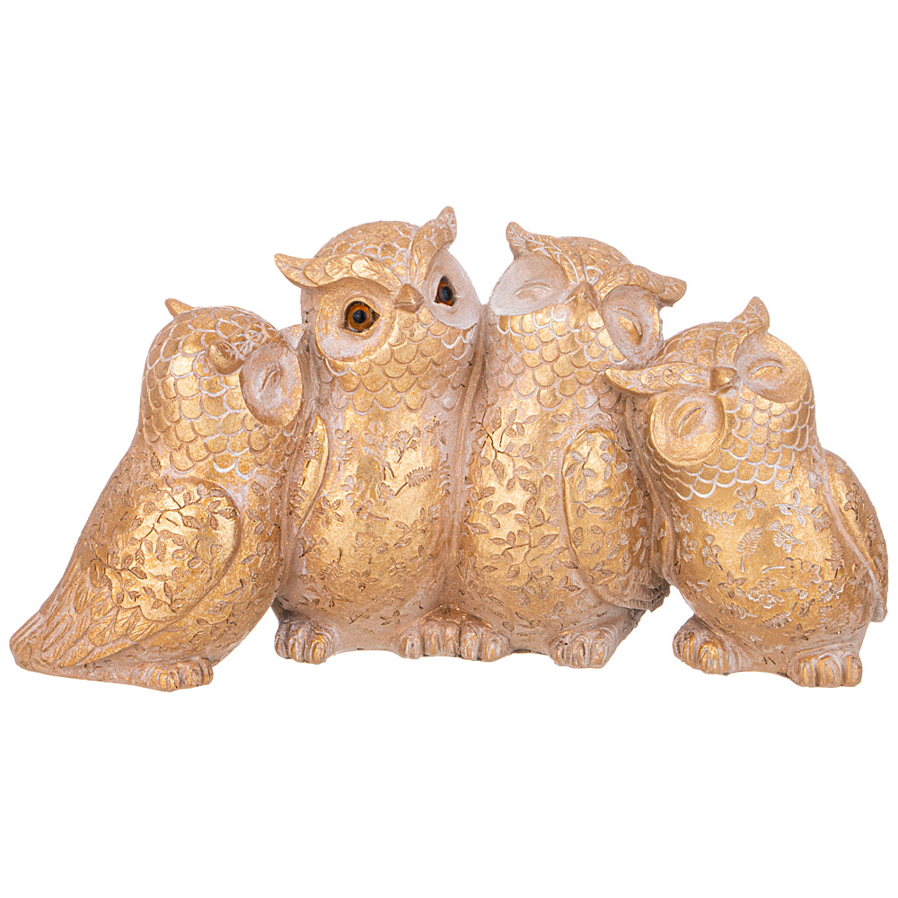 фигурка декоративная совы 28,5х11х15 см 146-1804