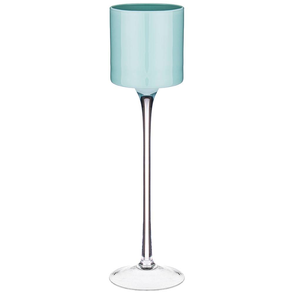 подсвечник на ножке stelo acqua высота 45см диаметр 12см 316-1515