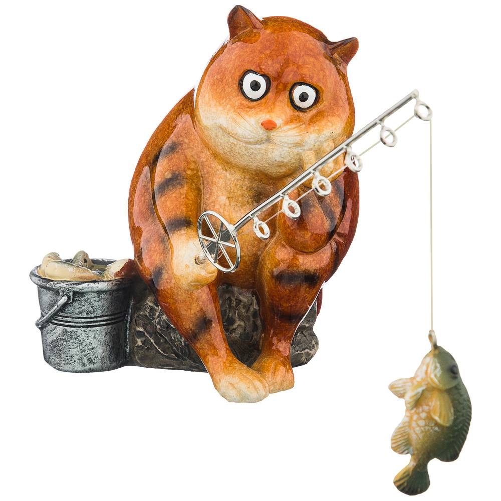 фигурка котофей 18х10х12,5 см коллекция озорные коты 146-1098
