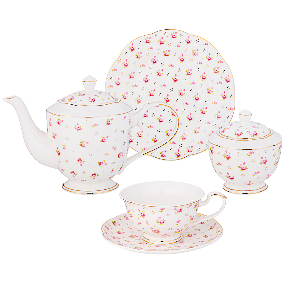 чайный сервиз lefard sonnet in roses на 6 пер. 20 пр. 1100/300/270 мл/20,5 см 275-1258