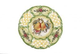 тарелка декоративная настенная диаметр 28 см высота 4 см 59-549