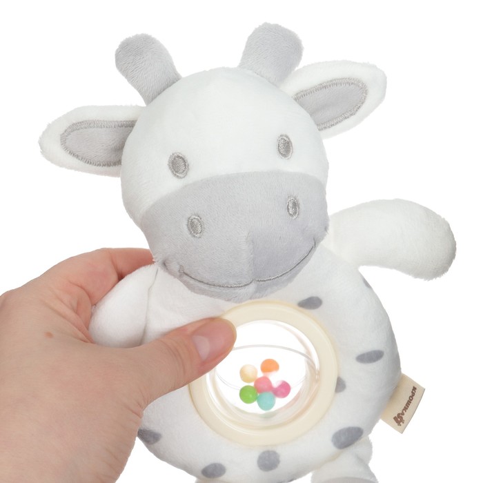Игрушка-погремушка мягкая «Коровка», Крошка Я 9900354