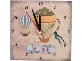 часы balloons 2 10х10 см 354-1277