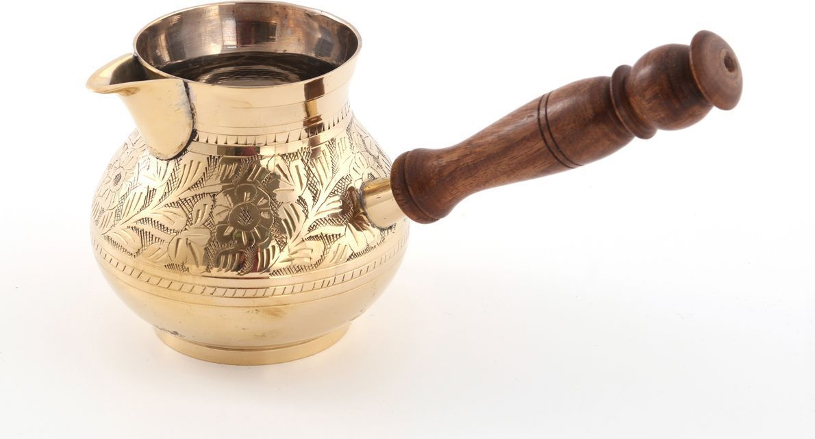 турка резная латунь 600 мл высота 11 см 877-031