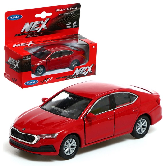 Модель машины Skoda Octavia IV, масштаб 1:38, МИКС 9906634