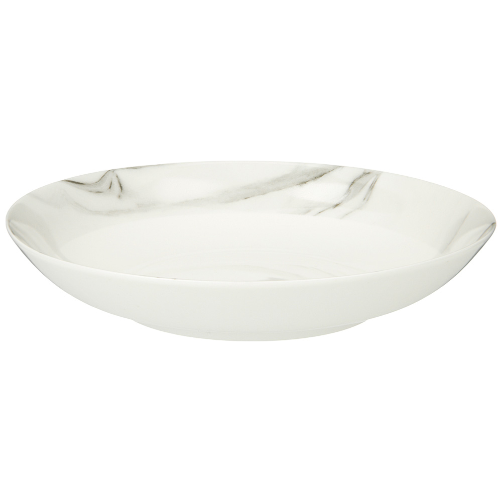 салатник lefard bianco marble 20,5х3,5см 700мл 87-266
