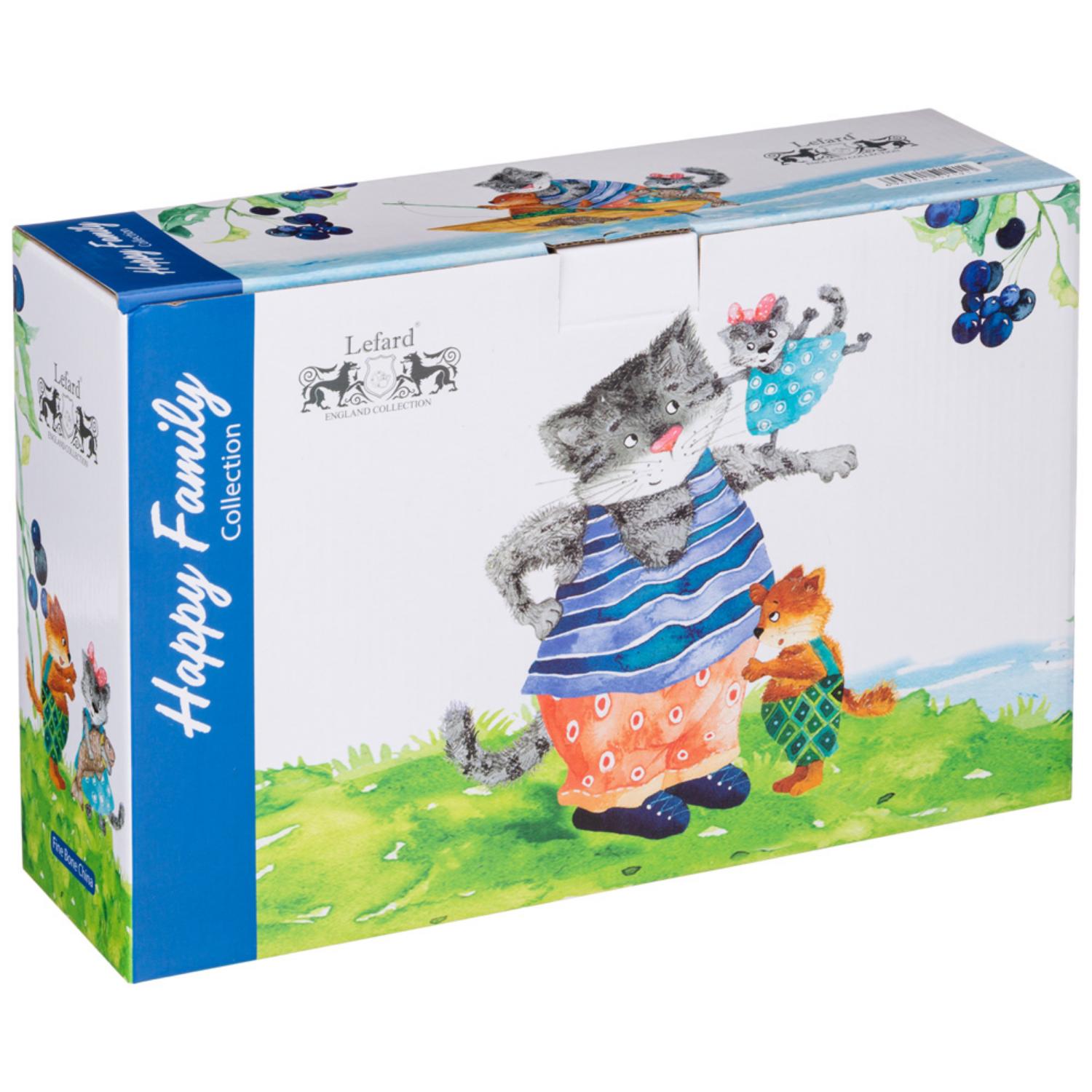 набор посуды обеденный lefard happy family 3 пр. 415-2191