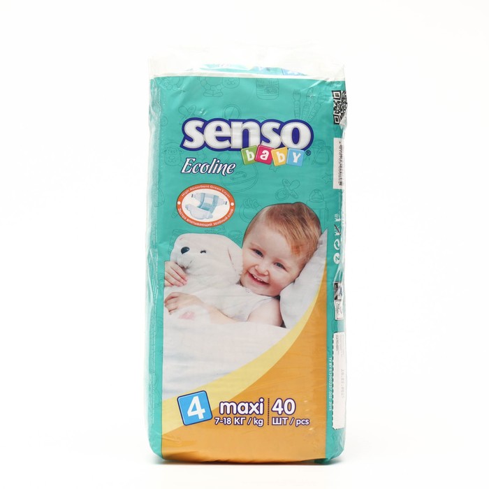 Подгузники «Senso baby» Ecoline Maxi (7-18 кг), 40 шт 1273988