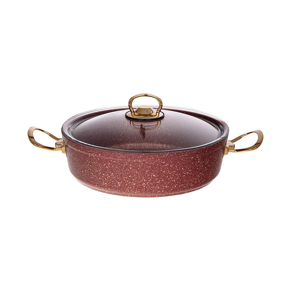 сотейник премиум red queen 26x7,5 см,3,9 л инд дно, трехслойное покр granit, pfoa free 936-231