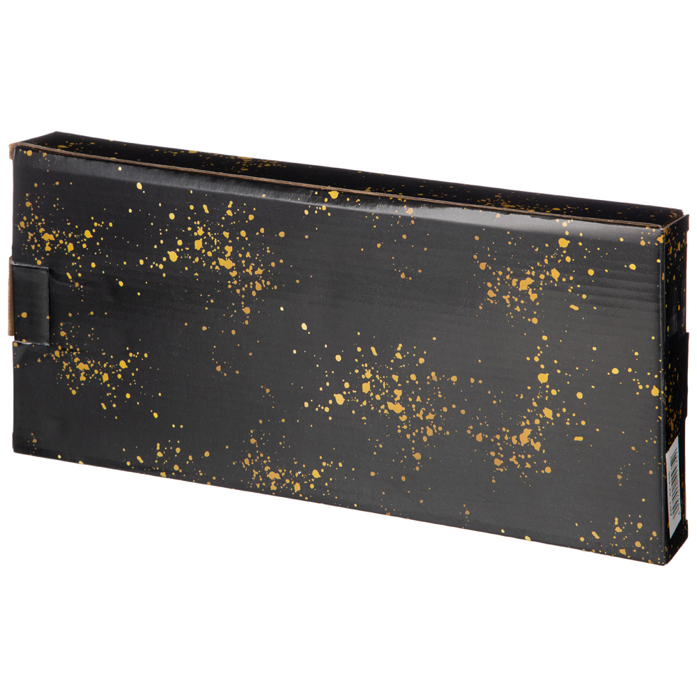 блюдо bronco midnight gold прямоуг. 34х13х4 см 42-435