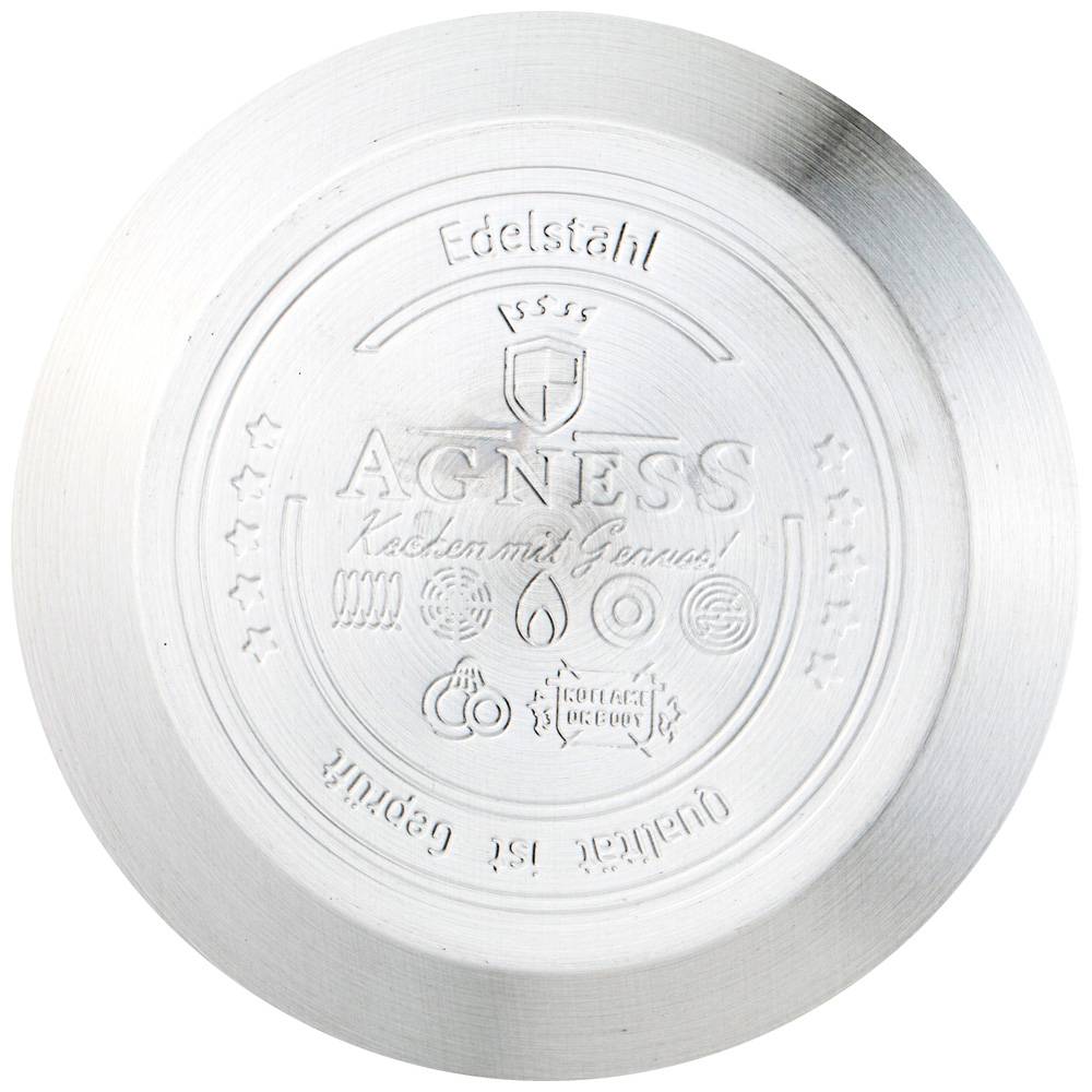 чайник agness со свистком 2,5 л, индукцион. дно 907-064