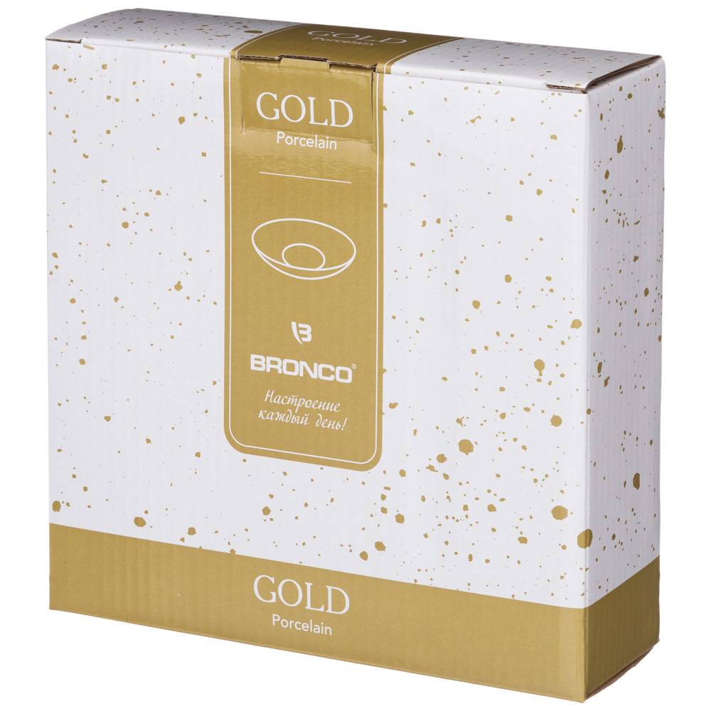 салатник bronco gold 18х5,5 см 550 мл 263-1083